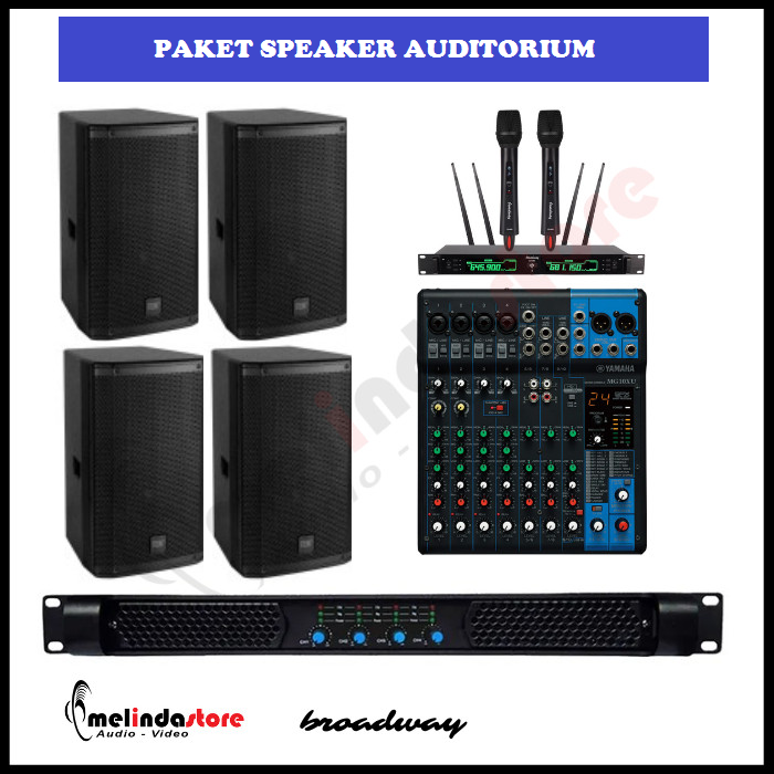 Paket Speaker Auditorium Speaker Pasif Broadway